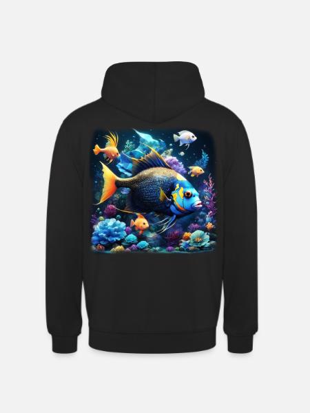 Angelfish - Unisex Hoodie - black
