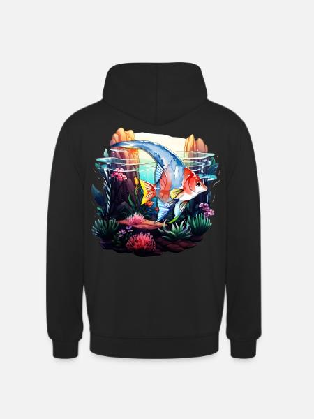 Angelfish - Unisex Hoodie - black