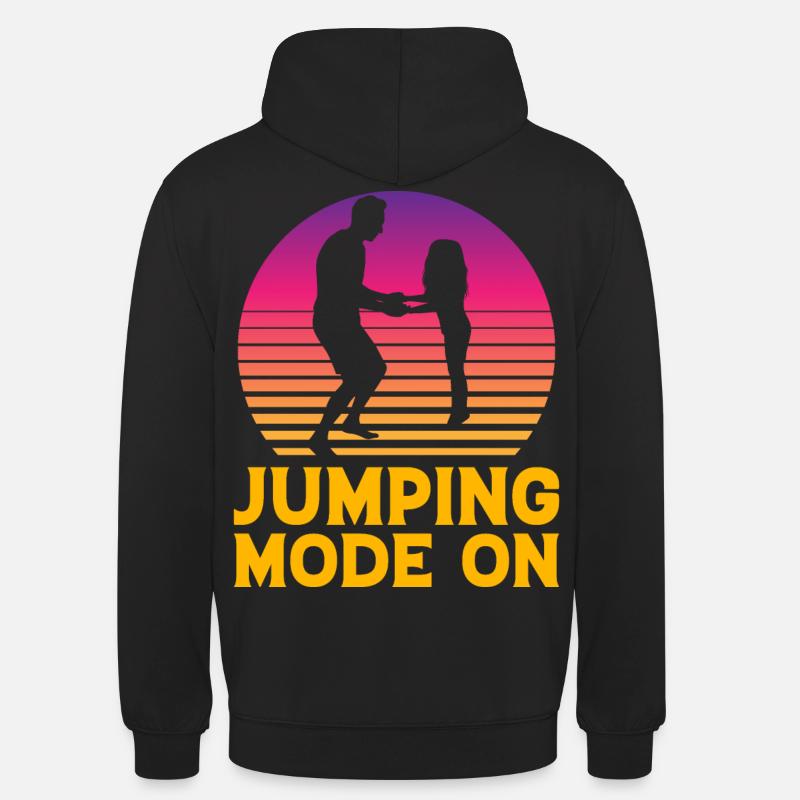 Mode Saut activé - Sweat-shirt à capuche unisexe - noir