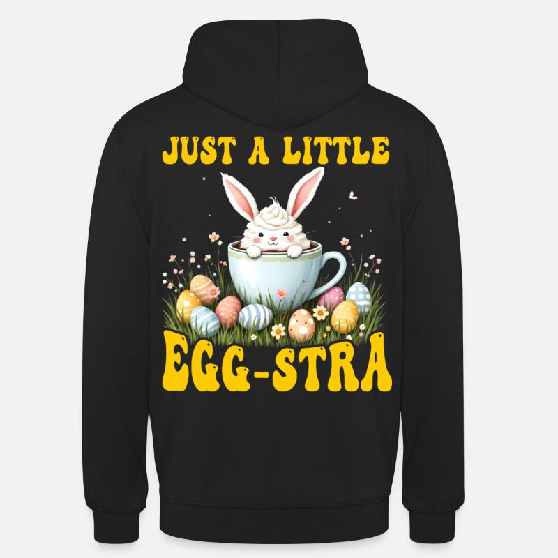 Nur ein bisschen Egg-stra - Unisex Hoodie - Schwarz