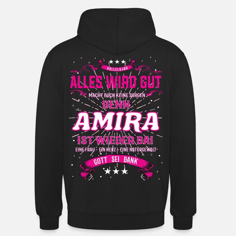 Amira Design - Alles wird gut - Unisex Hoodie - Schwarz