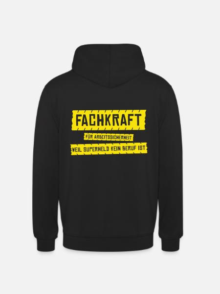 Superheld Fachkraft Arbeitssicherheit Superheld - Unisex Hoodie - Schwarz