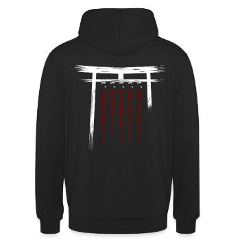 Torii Dojukun - Sweat-shirt à capuche unisexe - noir - Dos - Michal (187cm)