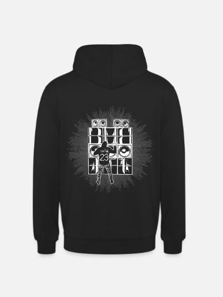 TEKNO 23 SOUNDSYSTEM - 2022 FRAME - Unisex Hoodie - Schwarz