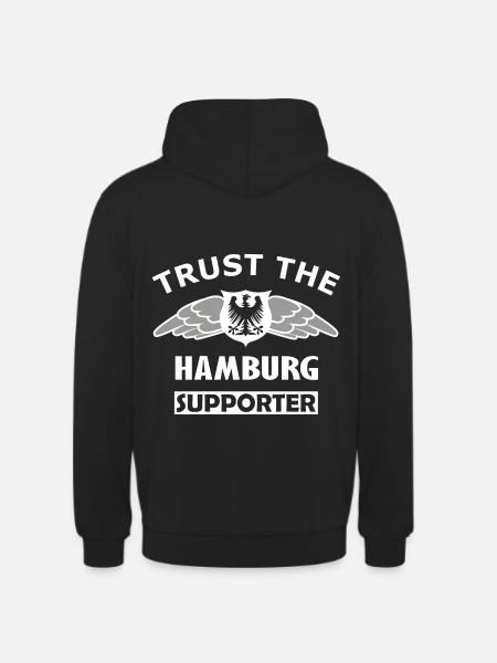 Vertraue dem Hamburger - Unisex Hoodie - Schwarz