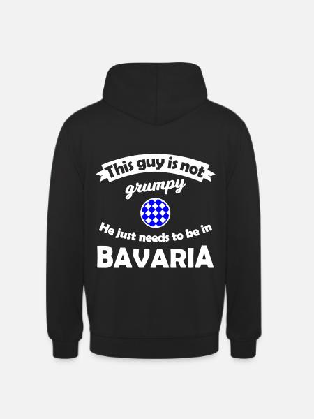 Bavarian homeland - Unisex Hoodie - black