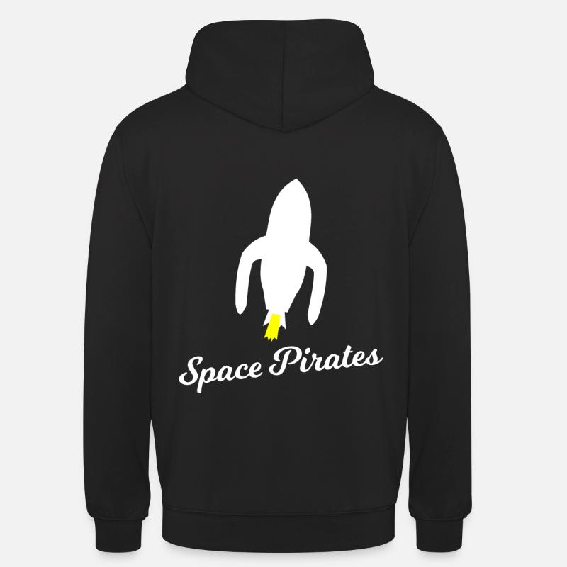 Les pirates de l’espace - Sweat-shirt à capuche unisexe - noir