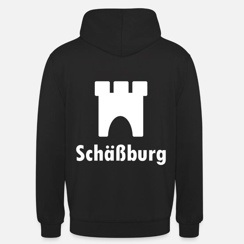 Sighisoara en Transylvanie - Sweat-shirt à capuche unisexe - noir