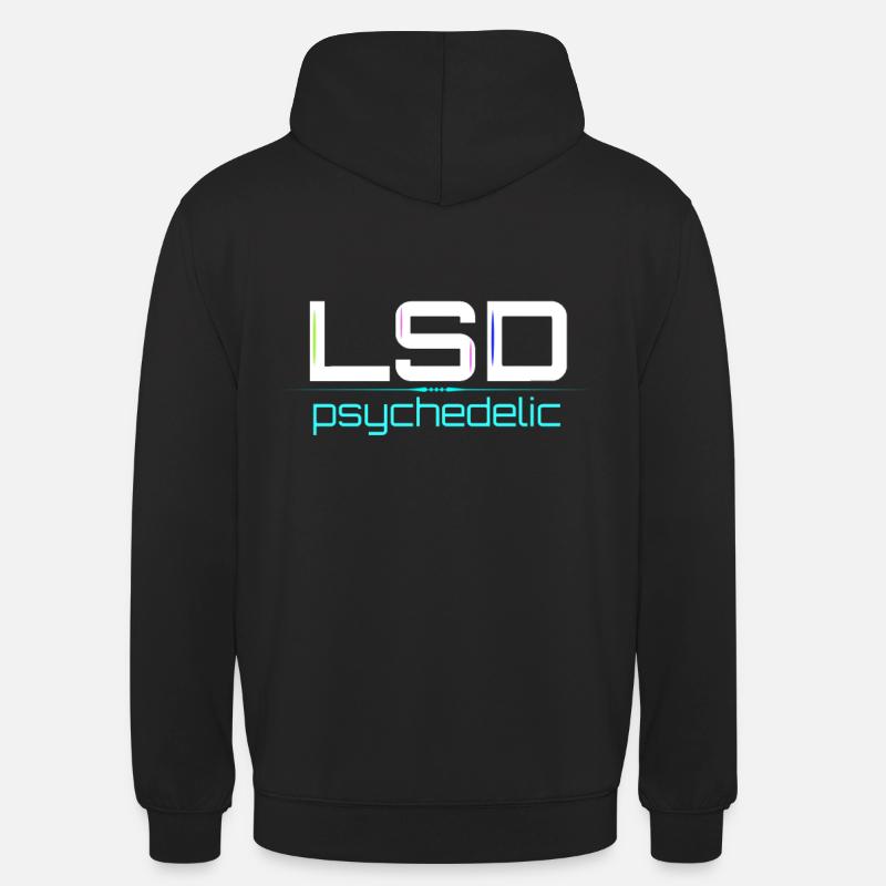 lsd psychédélique - Sweat-shirt à capuche unisexe - noir