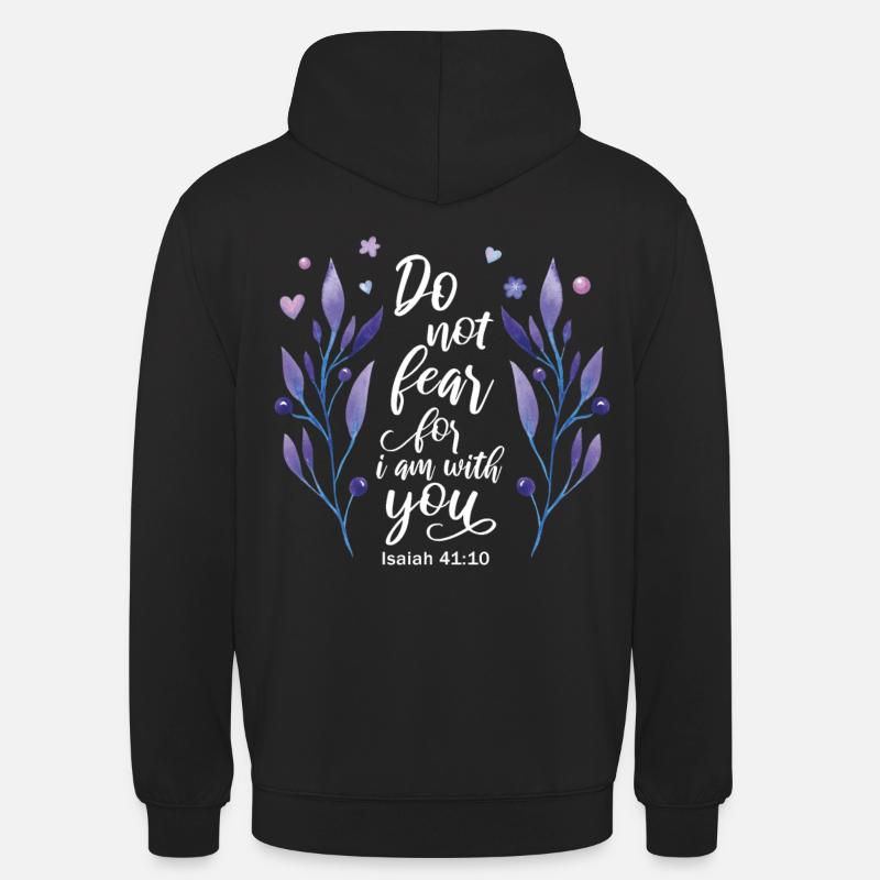 Citation religieuse : Chrétien - Sweat-shirt à capuche unisexe - noir
