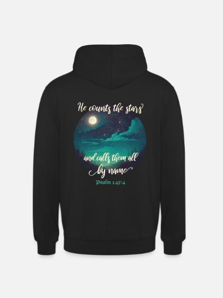 Bible verse Christian religious motif - Unisex Hoodie - black