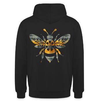 Reine des abeilles Honey Beekeeper Save the Bees - Sweat-shirt à capuche unisexe - noir - Dos - Michal (187cm)