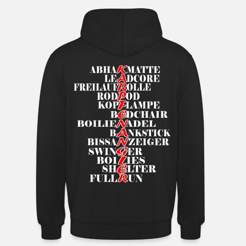 Carpess de carpes cadeau carpes carpes carpes - Sweat-shirt à capuche unisexe - noir