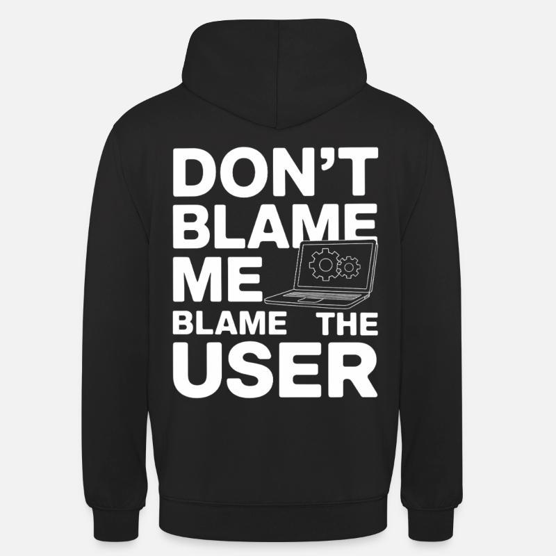 Administrator Support Nerd Computer Tech - Unisex Hoodie - black