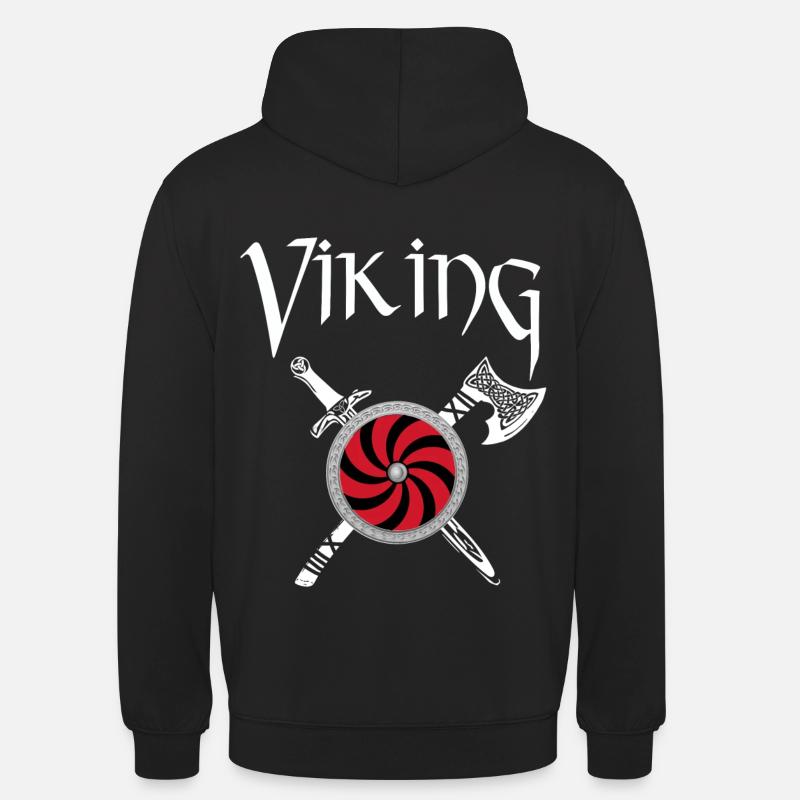 viking Wikinger - Unisex Hoodie - Schwarz