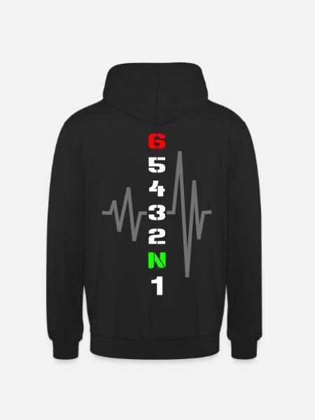 1N23456 - Unisex Hoodie - Schwarz