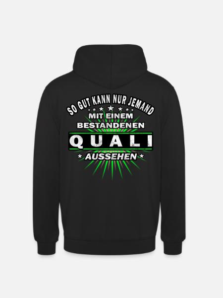 Abschlussklasse | Quali | Schulabschluss - Unisex Hoodie - Schwarz