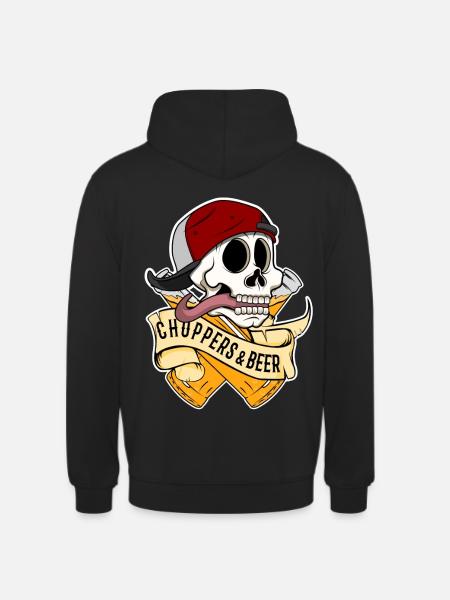 Choppers and Beer - Unisex Hoodie - black