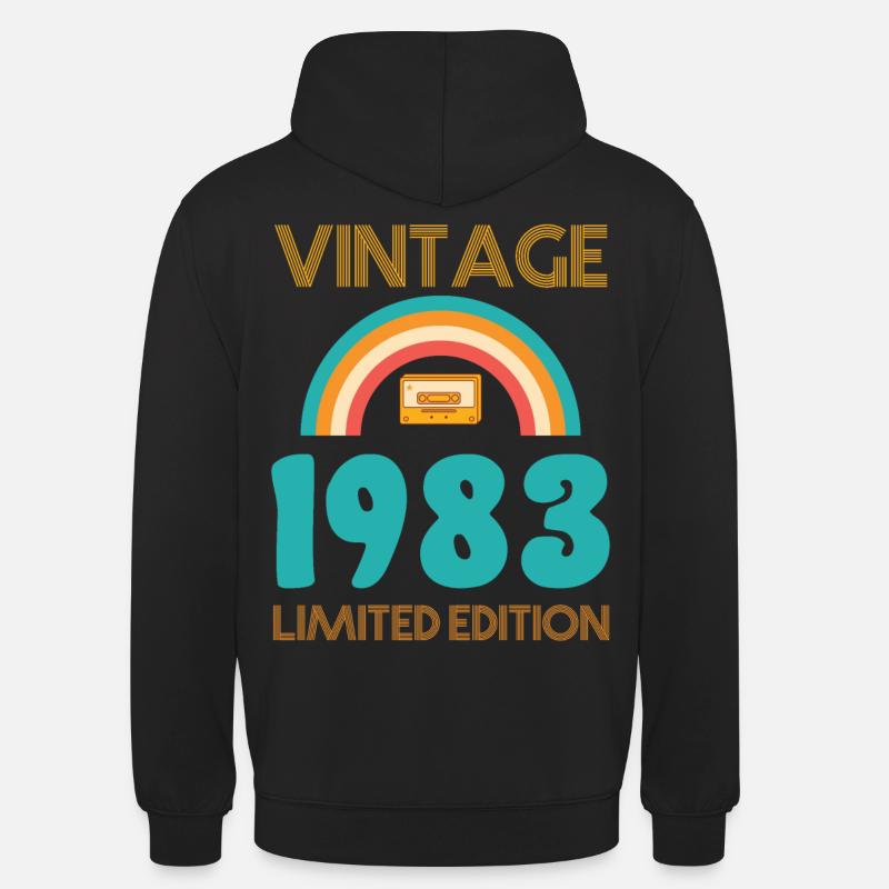 Édition limitée 1983 - Sweat-shirt à capuche unisexe - noir