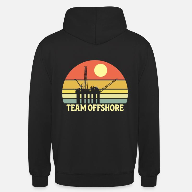 Équipe Offshore - Sweat-shirt à capuche unisexe - noir