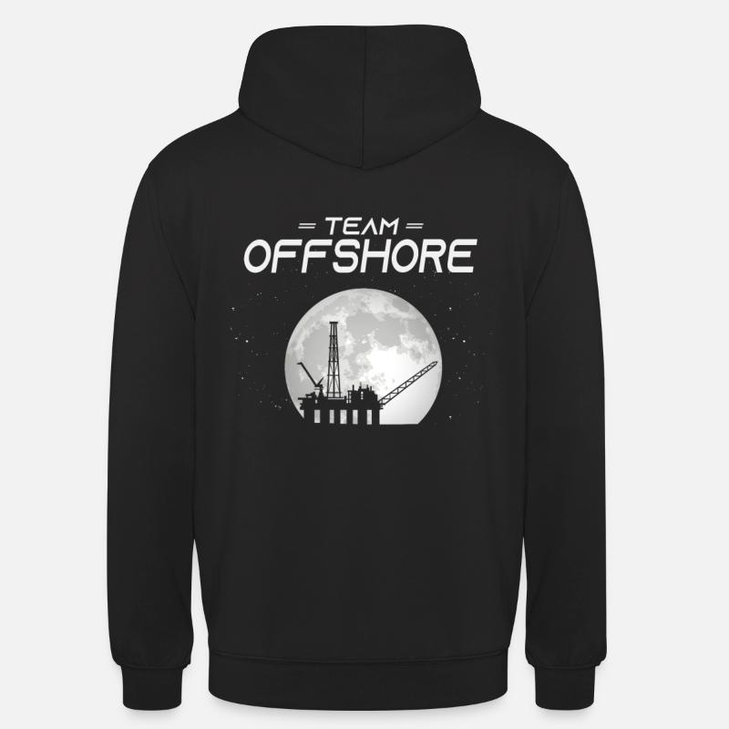Équipe Offshore - Sweat-shirt à capuche unisexe - noir
