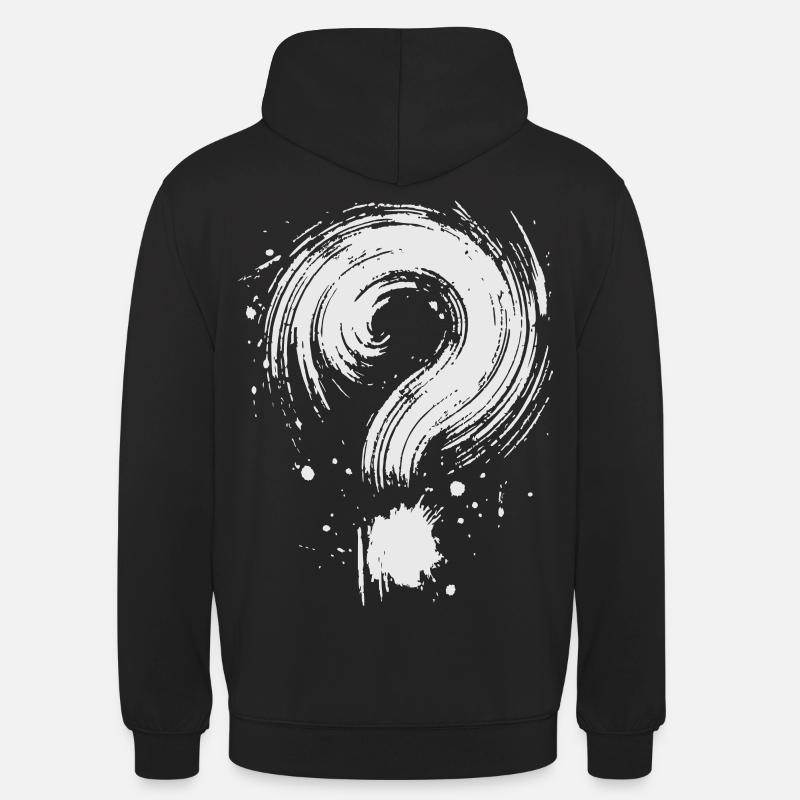 Quête mystérieuse - Sweat-shirt à capuche unisexe - noir