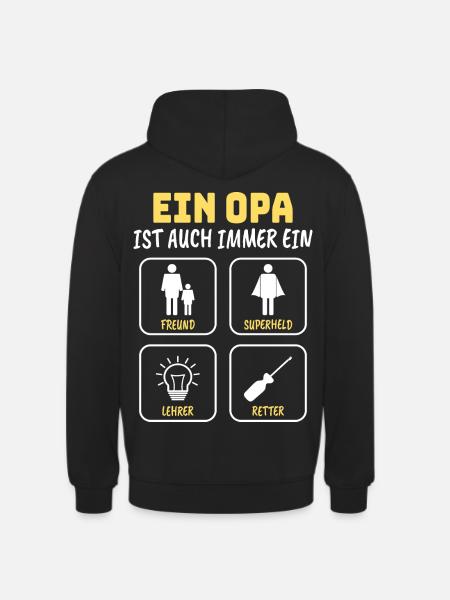 Opa Geschenk - Unisex Hoodie - Schwarz