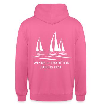 Segel Fest - Unisex Hoodie - Pink - Hinten - Michal (187cm)