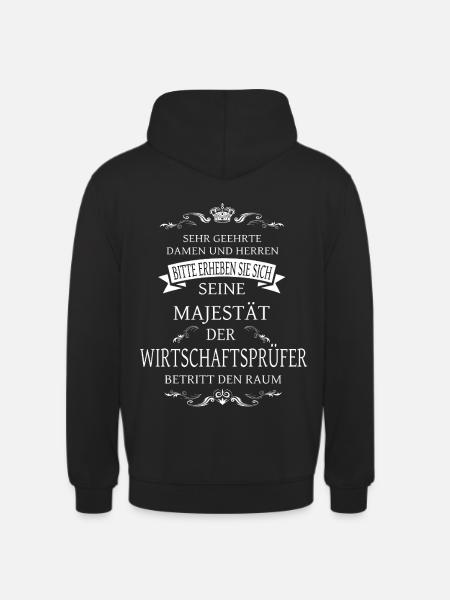 Sa Majesté l’Expert-Comptable - Sweat-shirt à capuche unisexe - noir