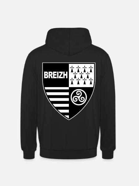 breizh brittany - Unisex Hoodie - black