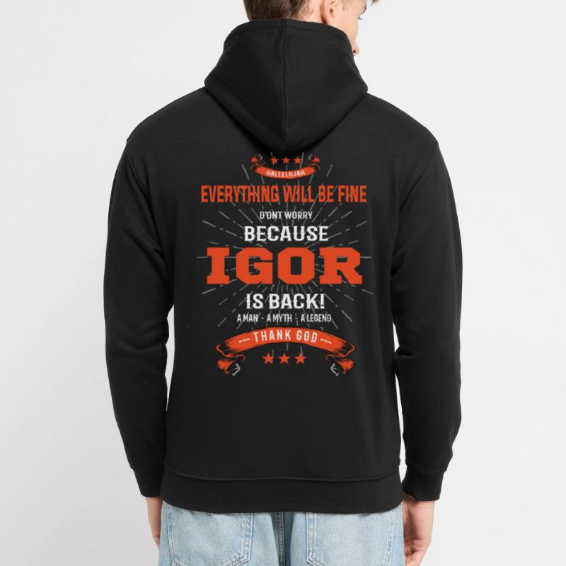 Everything will be fine Igor Is back Unisex Hoodie
