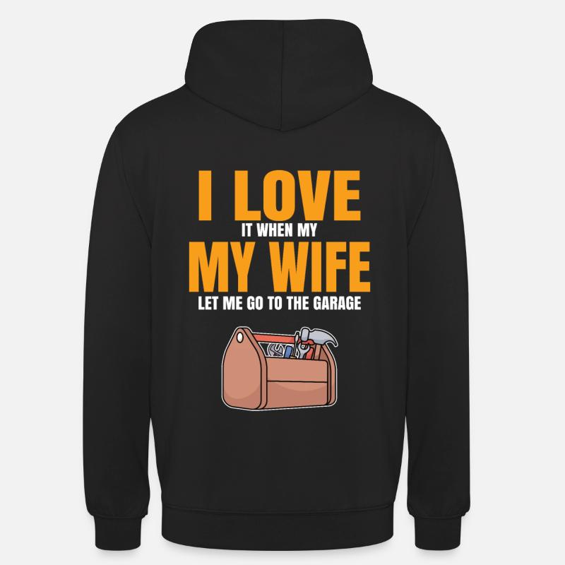 Craftsman workshop men gift - Unisex Hoodie - black