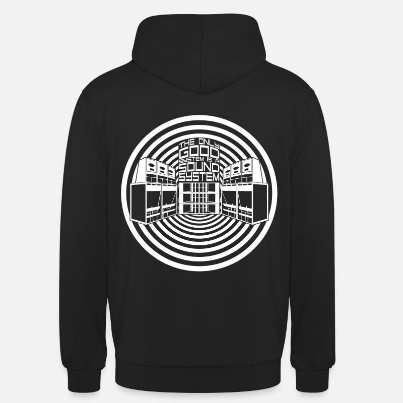 LE SYSTÈME EST BON SEULEMENT UN SYSTÈME DE SON - Sweat-shirt à capuche unisexe - noir