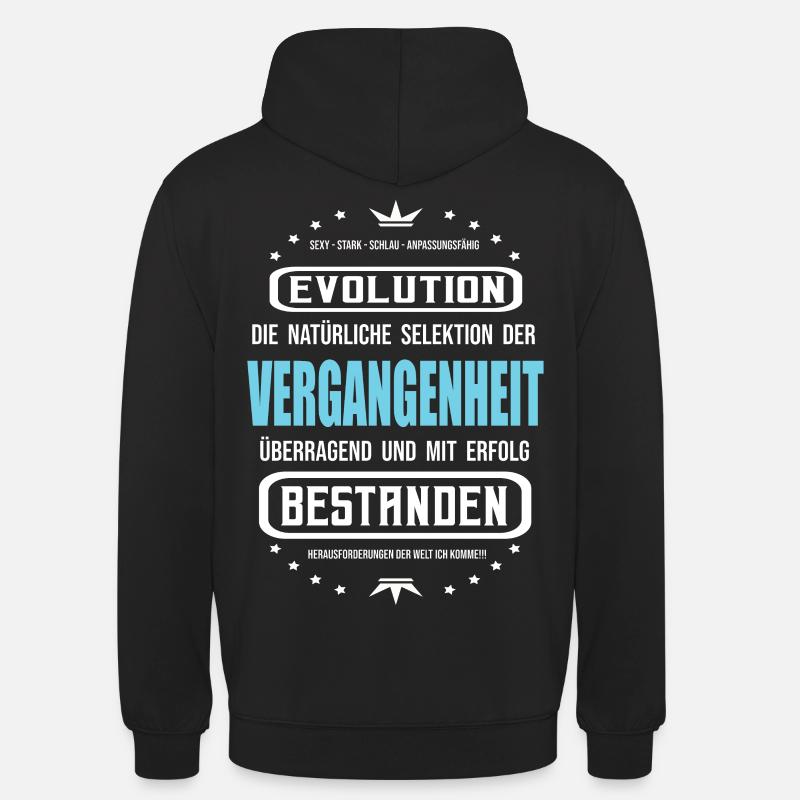 Past, Evolution, Development - Unisex Hoodie - black
