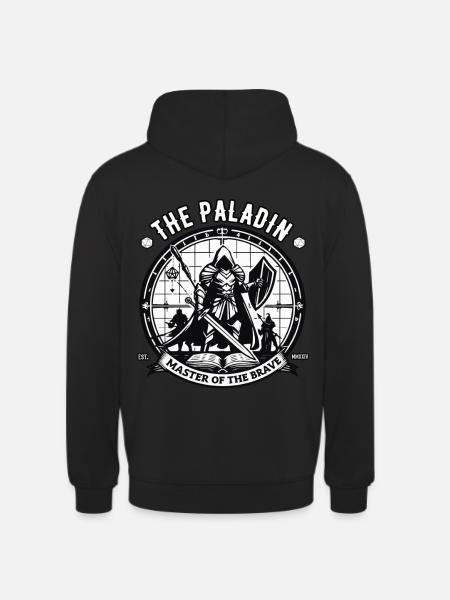 Rollespil Paladin-design til rollespilleren - Hættetrøje unisex - sort