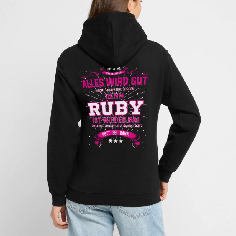 Everything Will Be Alright 'Cause Ruby Is Here Outfit Unisex Hoodie