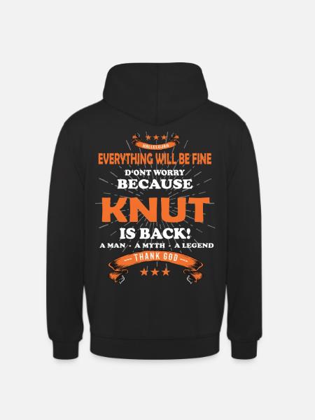 Everything will be fine Knut Is back - Unisex Hoodie - black