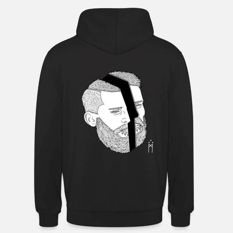 Splitt - Unisex Hoodie - Schwarz