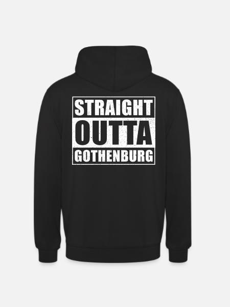 Straight outta Gothenburg - Unisex Hoodie - black