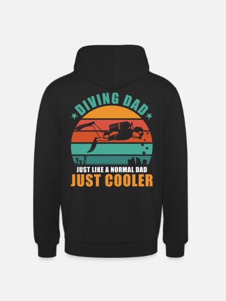 Diver Papa - Unisex Hoodie - black