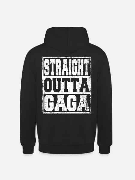 Gaga Ball saying funny - Unisex Hoodie - black