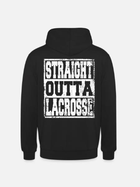 Lacrosse saying funny - Unisex Hoodie - black