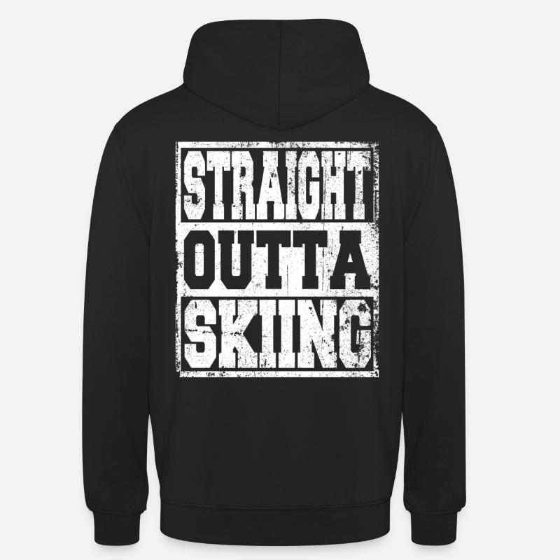 Skiing saying funny - Unisex Hoodie - black
