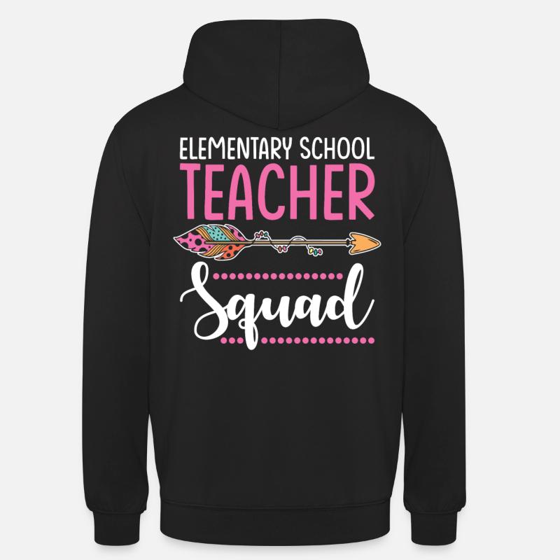 groupe d'enseignants du primaire - Sweat-shirt à capuche unisexe - noir
