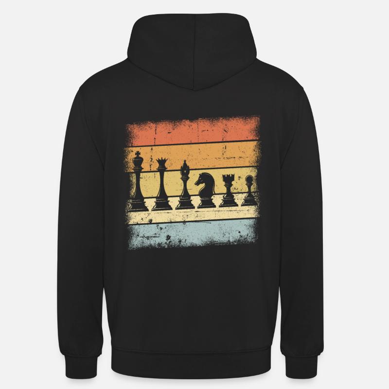 Cadeau d’échecs - Sweat-shirt à capuche unisexe - noir