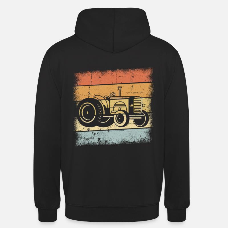 Traktor - Unisex Hoodie - Schwarz