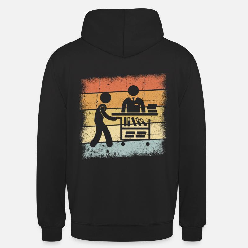 Bibliothécaire - Sweat-shirt à capuche unisexe - noir