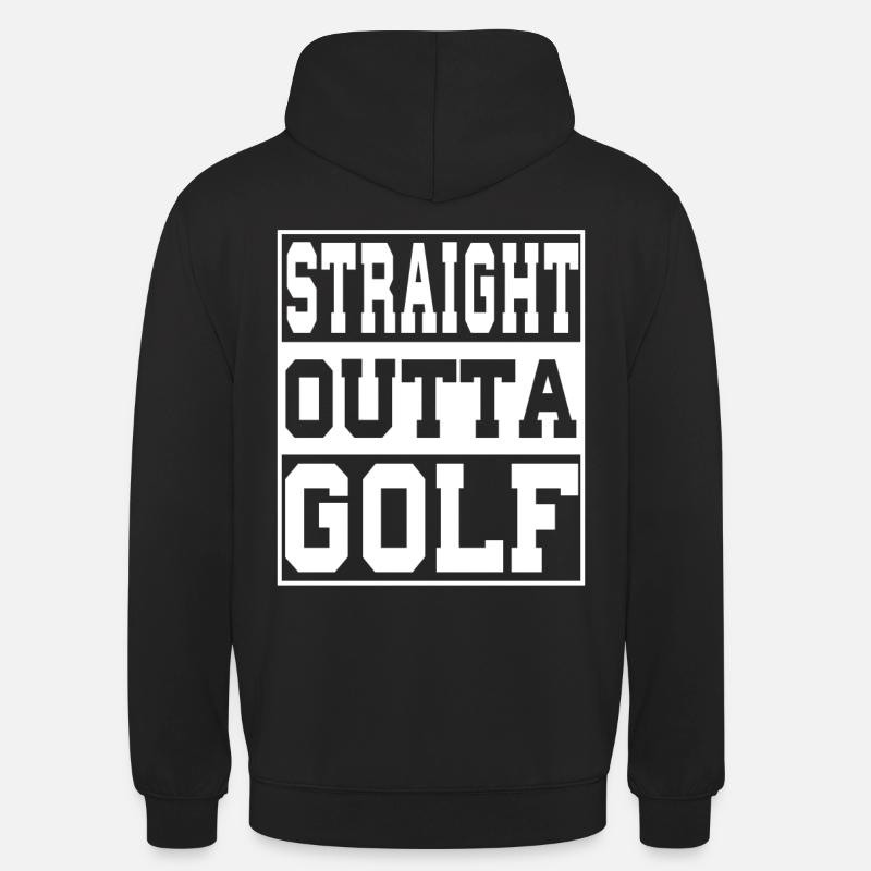 Le golf dit drôle - Sweat-shirt à capuche unisexe - noir