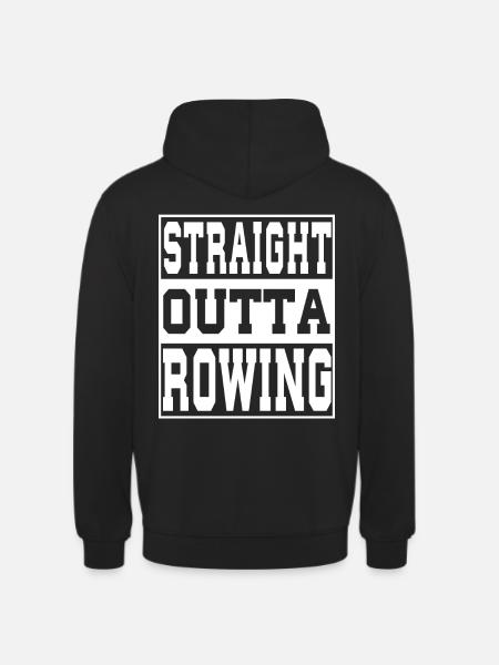 Rowing saying funny - Unisex Hoodie - black