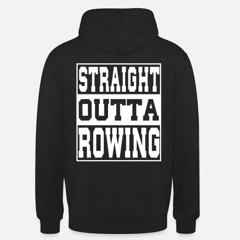 Rowing saying funny - Unisex Hoodie - black